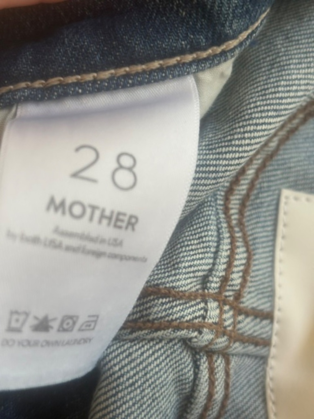 Mother Superior Denim Mid Rise Maven Ankle, Toil and Trouble, size 28 - Picture 11 of 14